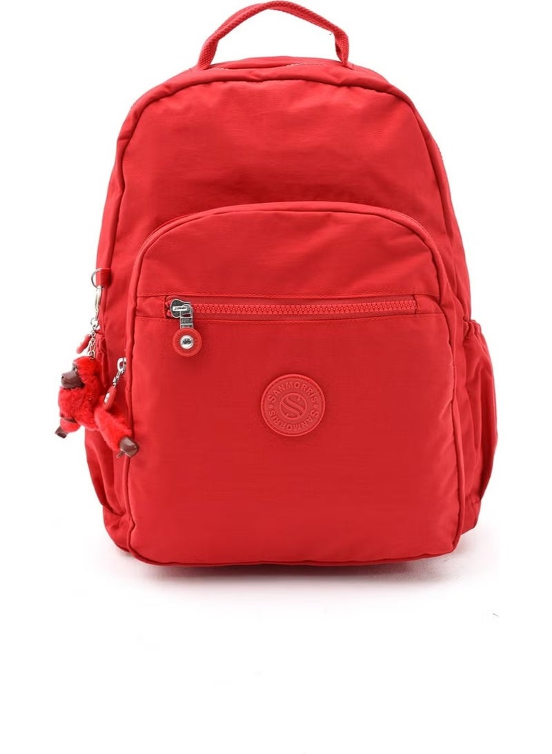 Sanmorris Waterproof Crinkle Fabric Multi-Eye Large Size Laptop School and Backpack - Image 3